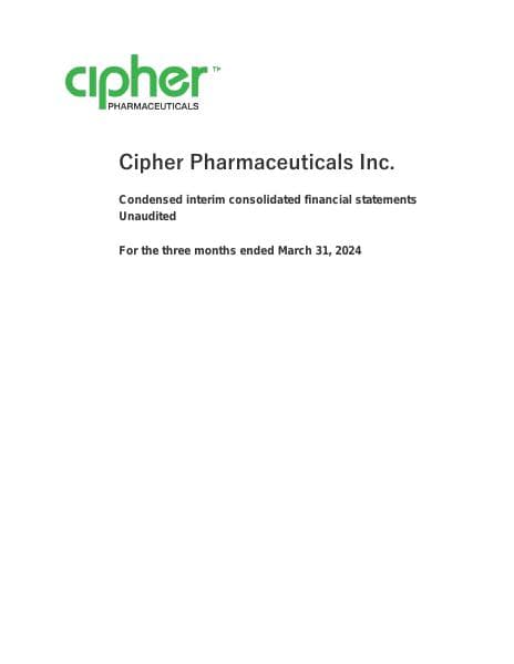 CPH%20FS_Cipher%20Pharmaceuticals%20Inc.%20%28Q1%202024%29