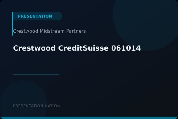 Crestwood_CreditSuisse_061014