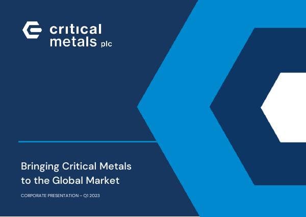CriticalMetalsPLCPresentation