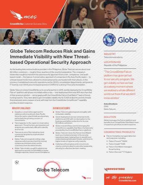 crowdstrike-globe-telecom-case-study