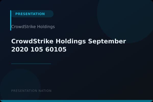 CrowdStrike Holdings_September_2020_105_60105