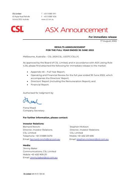 CSL-Statutory-Accounts-for-the-Full-Year-Ended-30-June-2022