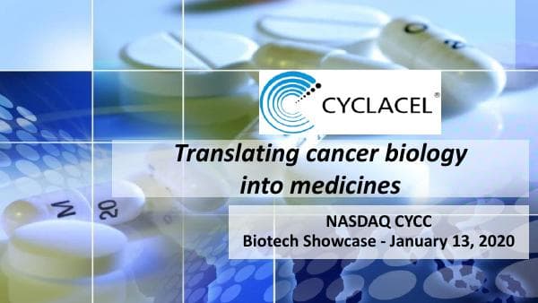 Cyclacel Pharmaceuticals_January_2020_406_50406