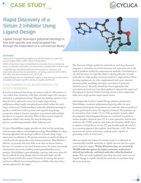 Cyclica_case_Rapiddiscoveryofasirtuin2