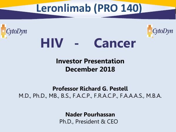 CytoDyn_Investor_Presentation