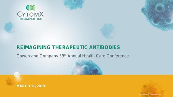 CytomX Therapeutics_March_2019_858_39858