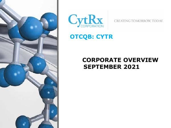 CytRxPresentationSeptember2021