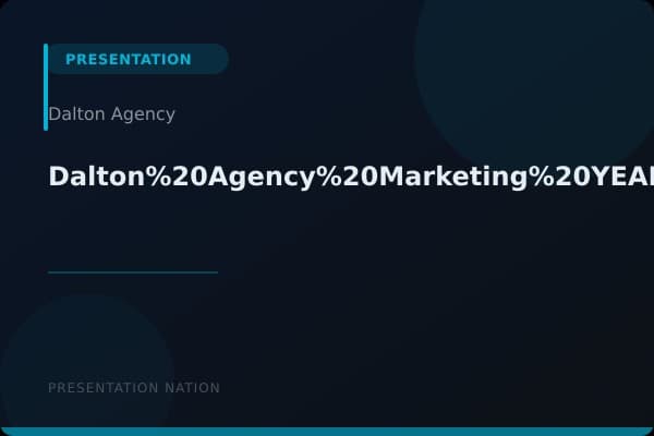 Dalton%20Agency%20Marketing%20YEAR%202%20PRESENTATION