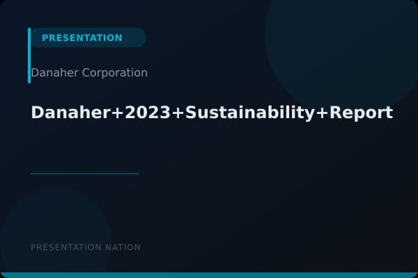 Danaher+2023+Sustainability+Report