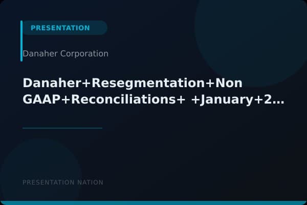 Danaher+Resegmentation+Non-GAAP+Reconciliations+-+January+2023