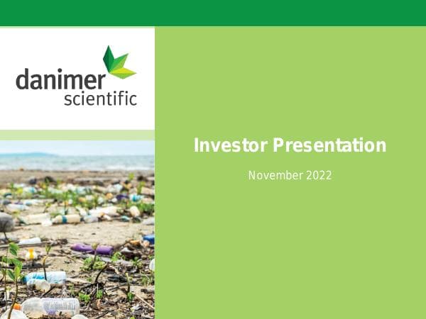 Danimer+Investor+Presentation+November+2022+Final