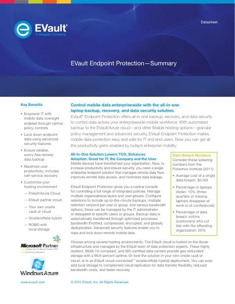 Datasheet-EVault-Endpoint-Protection