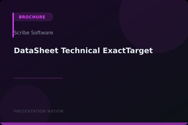 DataSheet_Technical_ExactTarget
