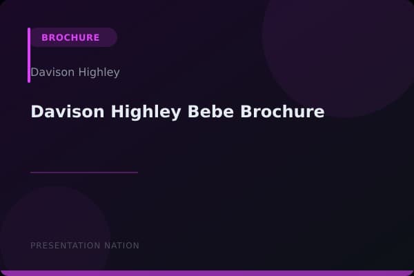 Davison-Highley-Bebe-Brochure