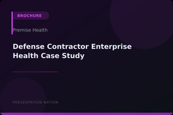 Defense-Contractor-Enterprise-Health-Case-Study