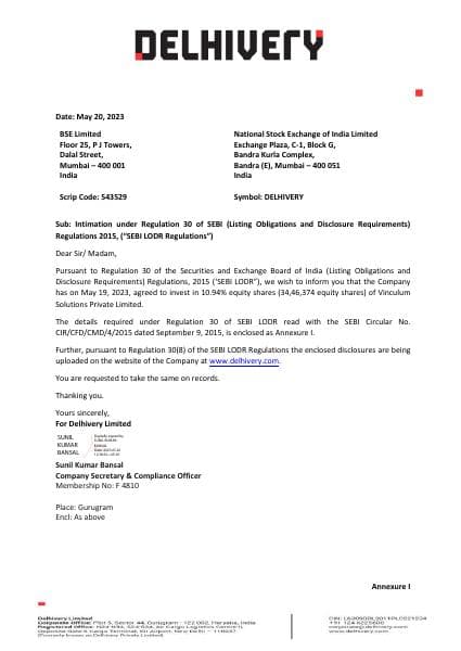 DELHIVERY_20052023124529_Intimationunderregulation30Acquisition