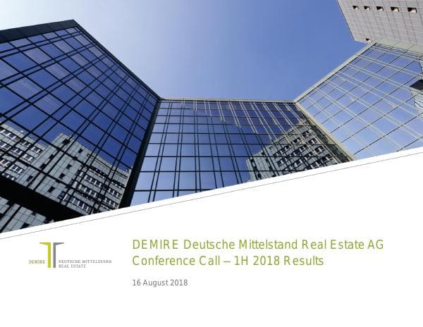 DEMIRE Deutsche Mittelstand Real Estate AG_August_2018_928_32928