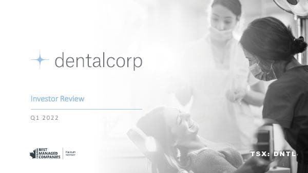 dentalcorpQ12022InvestorReview