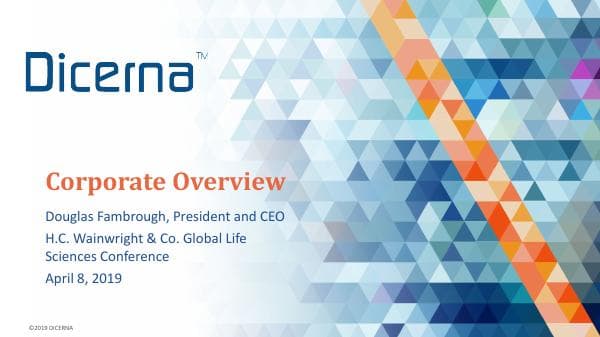 Dicerna Pharmaceuticals_April_2019_526_40526