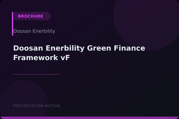 Doosan_Enerbility_Green_Finance_Framework_vF