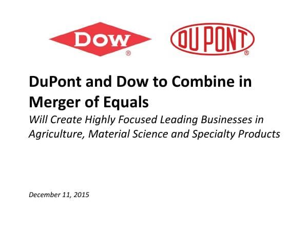 dow-dupont-merger-Investor-Presentation
