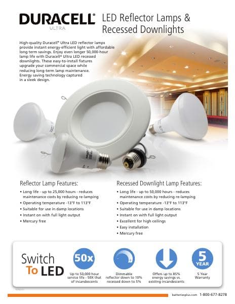 Duracell%20Ultra%20LED%20Reflector%20and%20Downlight%20Product%20Sheet