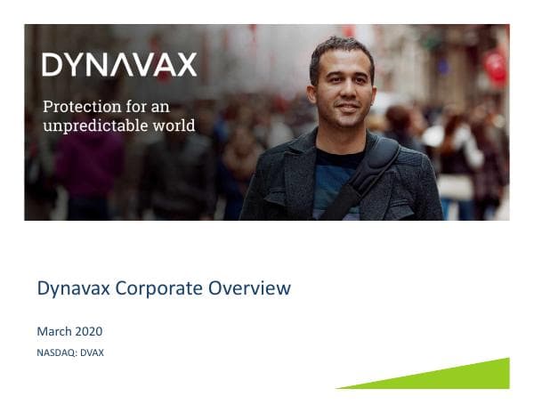 Dynavax Technologies_March_2020_501_53501