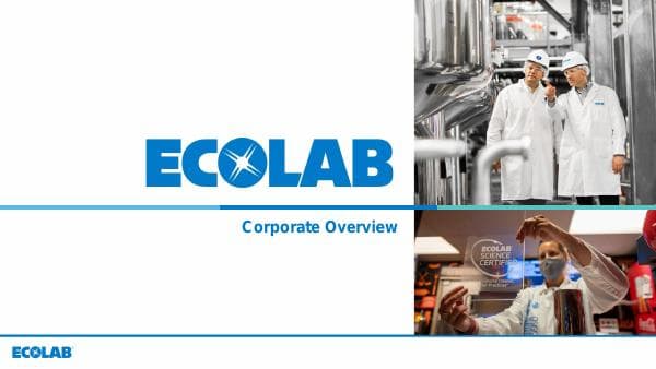 Ecolab-Corporate-Overview-3Q21
