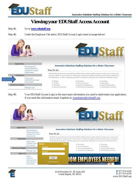 edustaff-access-account