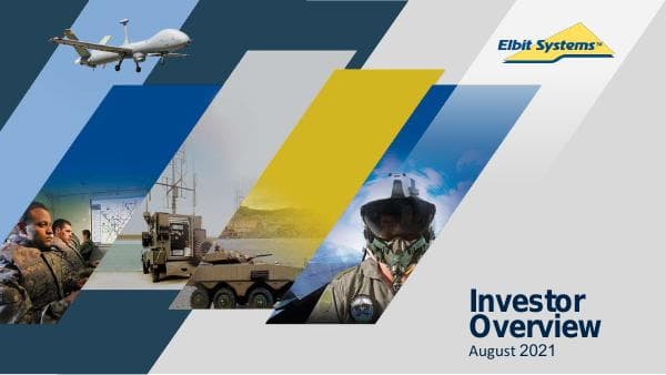 Elbit-Systems-Investor-Overview-August-2021