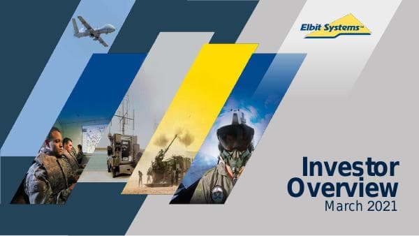 Elbit-Systems-Investor-Overview-March-2021