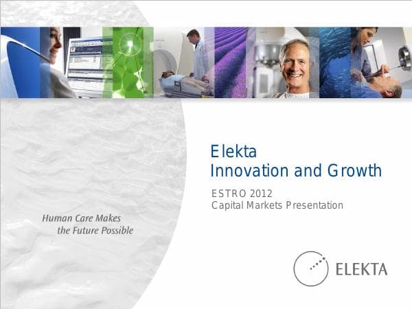 Elekta_Investor_Presentation_ESTRO_2012