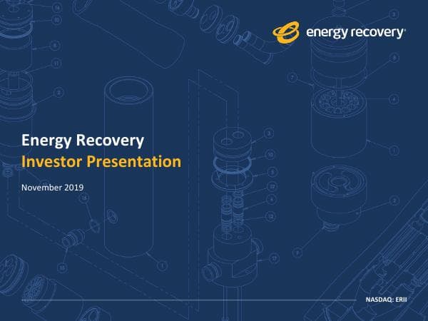 Energy_Recovery_Investor_Presentation_November_2019