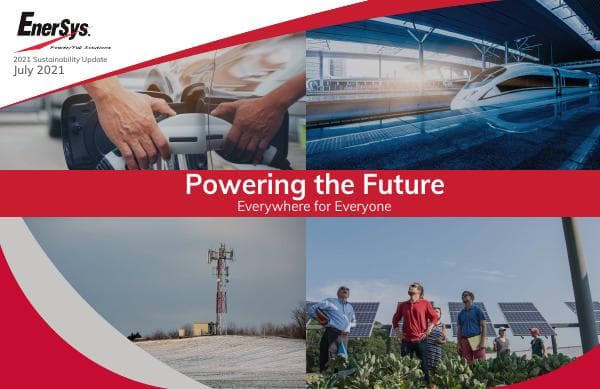 enersys-sustainability-update-july-2021