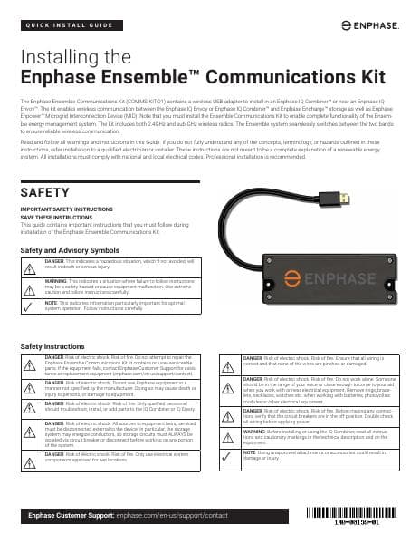 Ensemble-Comms-Kit-QIG-EN-US