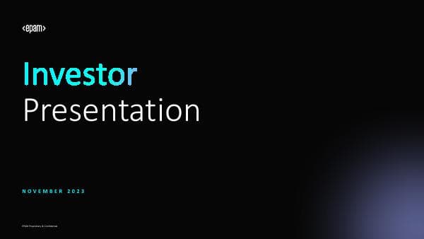 epam-investor-presentation-q3-2023