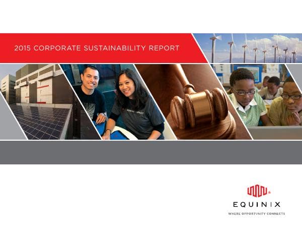 Equinix+2015+Corporate+Sustainability+Report