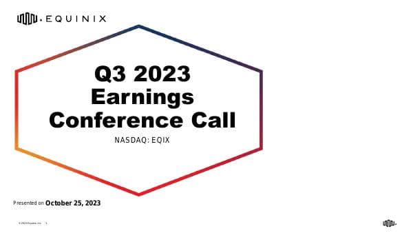 Equinix+Q3+23+Earnings+Presentation+Final