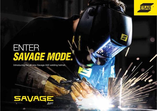 ESAB-Savage-A40-welding-helmet-brochure