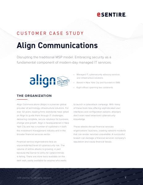 eSentire-aligncommunications-casestudy