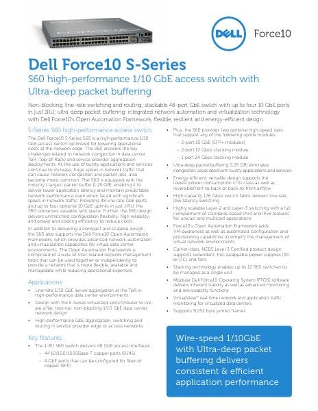 ESG-Dell-Force10-S60-Spec-Sheet