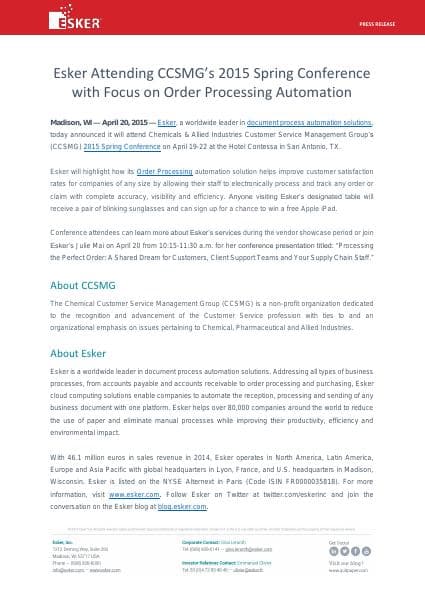 Esker_CCSMG%20Show_April%202015