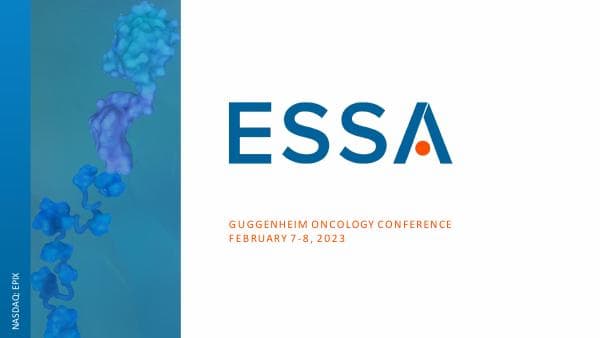 ESSA_Corporate%20Presentation_2023%20Guggenheim%20Oncology%20Conference