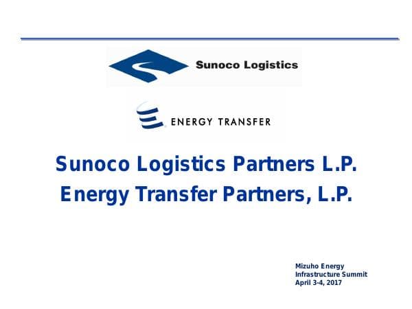 ETP_SXL_Investor_Presentation