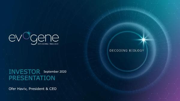 Evogene_Investor_PPT_Sep-2020_FINAL