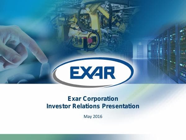 Exar_InvestorPres+2016+%28B+Riley+Conference%29