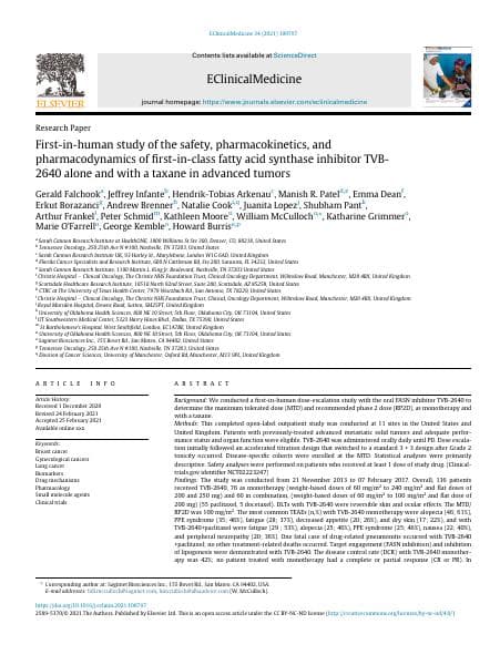 Falchook-2021-eClinicalMedicine-TVB-2640-Ph1