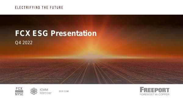 FCX_ESG_Investor_Presentation