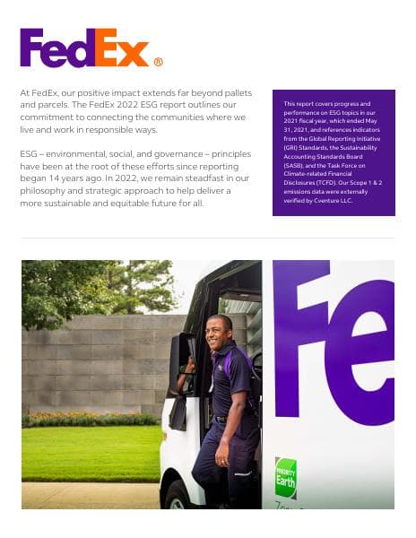 FedEx_2022_ESG_Executive_Summary