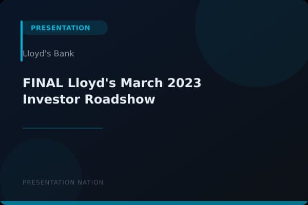FINAL_Lloyd's_March_2023_Investor_Roadshow
